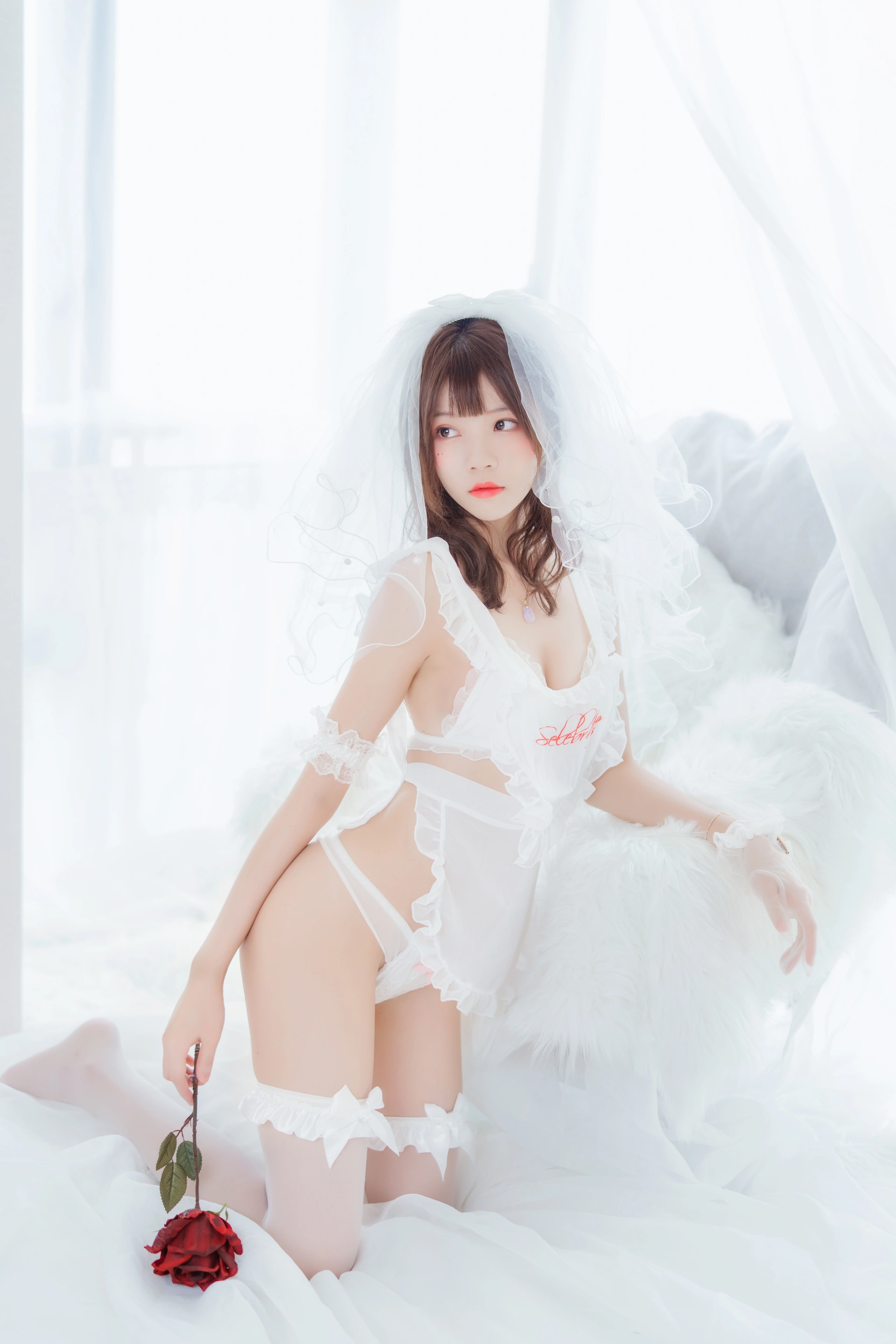 桜桃喵 - NO.081 轻纱 上 1